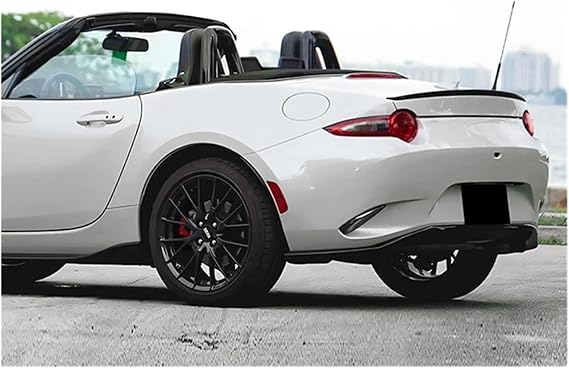 Tail Tailgate Splitter Lip Spoilers Compatible For Mazda MX-5/ Miata ND 2016+ Rear Wing Roof Trunk Top Spoiler Trunk Lip DUCK Tail DUCKBILL(Glossy black)