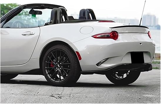Tail Tailgate Splitter Lip Spoilers Compatible For Mazda MX-5/ Miata ND 2016+ Rear Wing Roof Trunk Top Spoiler Trunk Lip DUCK Tail DUCKBILL(Glossy black)