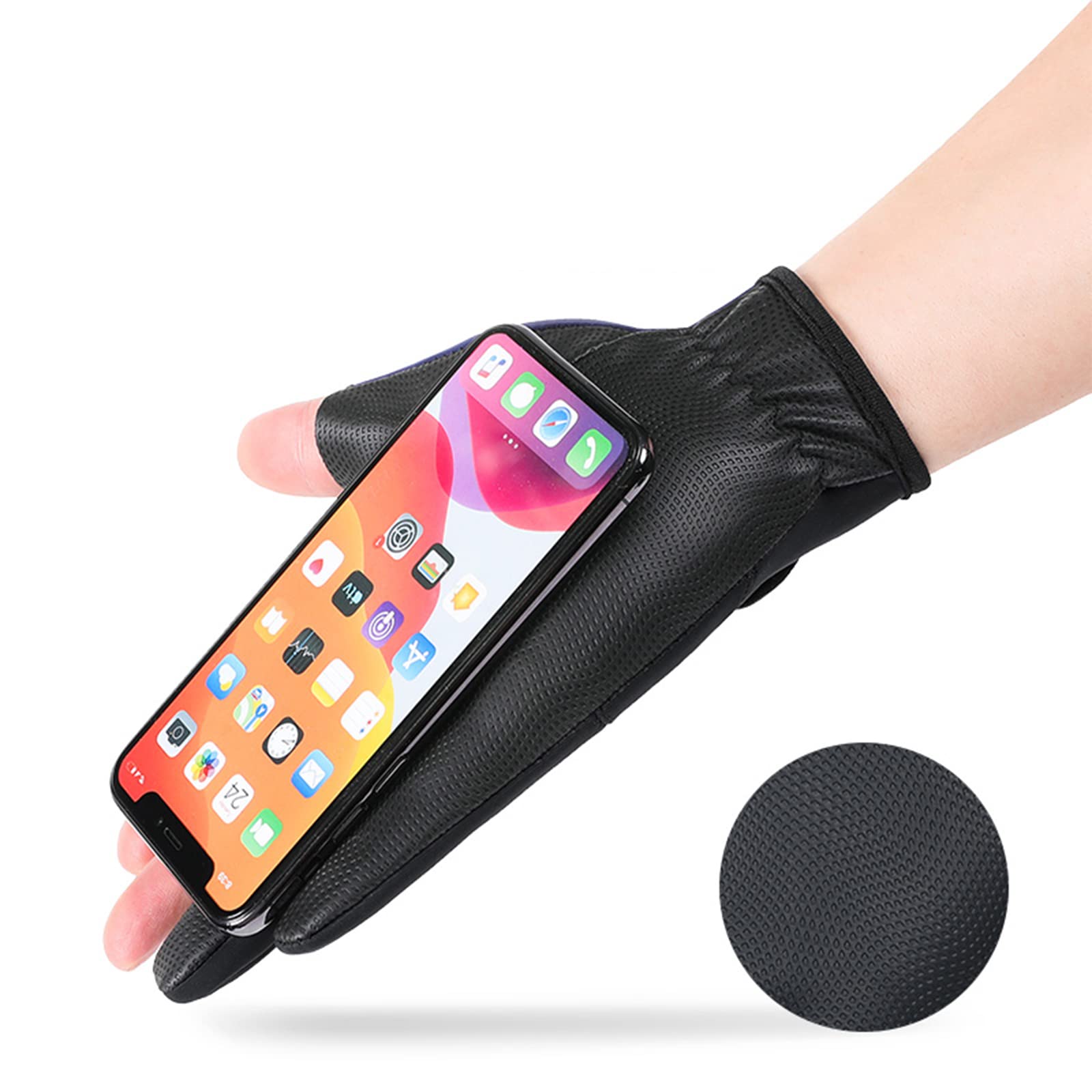 Guanti Da Pesca Senza Dita - Antiscivolo, Antivento, Impermeabili - Per Ciclismo E Outdoor - 1 Paio - Foto 9