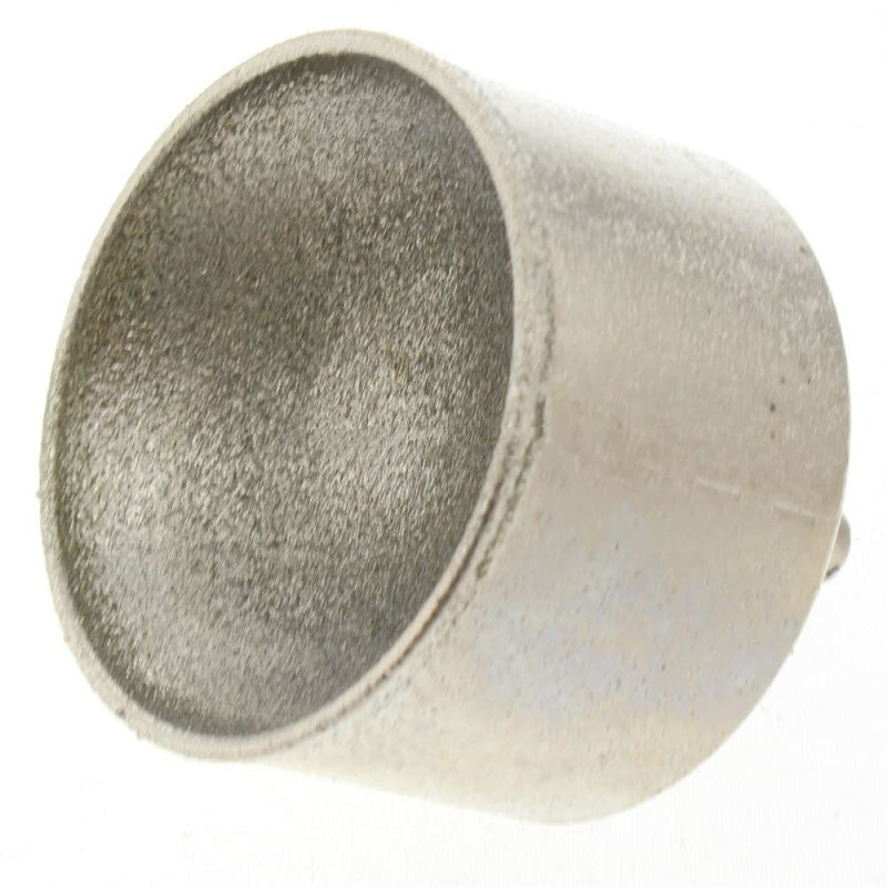 1 pz 20-50mm 3/4"-2" Grana 80 Punta montata a diamante SFERICA CONCAVA Punta per smerigliatura di giada Strumenti per scolpire gemme di pietra con perline, diametro 21 mm