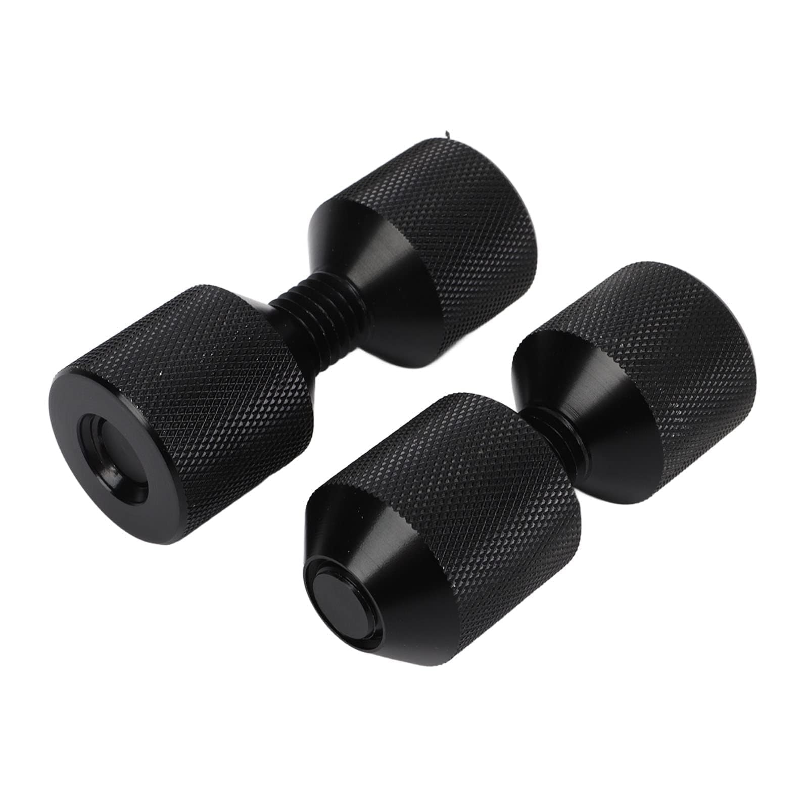 SUNGOOYUE 2 PCS FLANGE ALIGNAGE PINE BOURNAGE LOCAGE DE LOCATION DE LA PINE GUIDE BUNE PIN 1-1/8 Pouces Deux Trous Set Épingles à Double Trou Filetées en Aluminium avec Outils