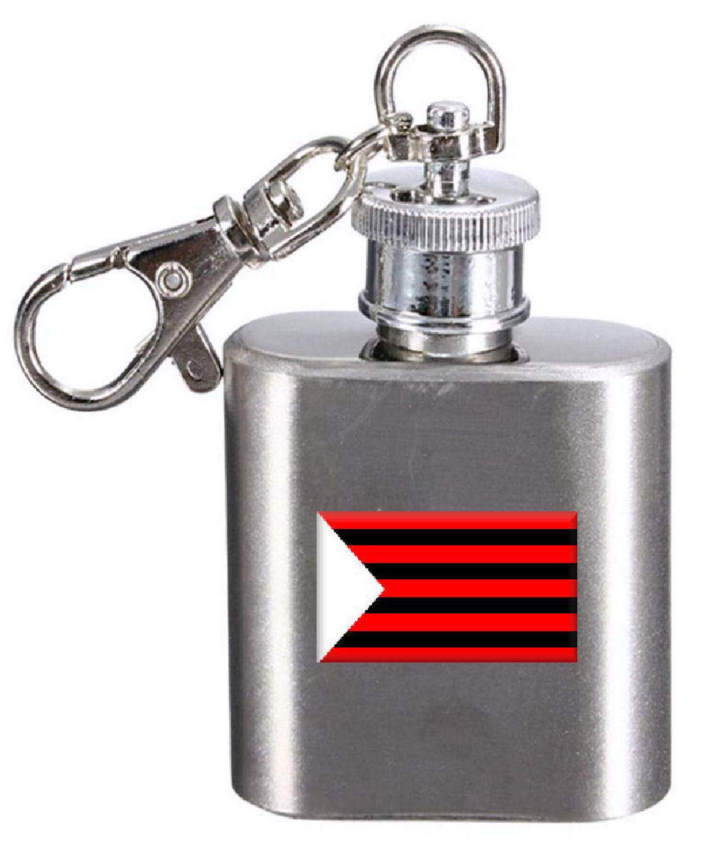 Flasque porte-clés Bosnie Ungheni City mini bouteille de poche