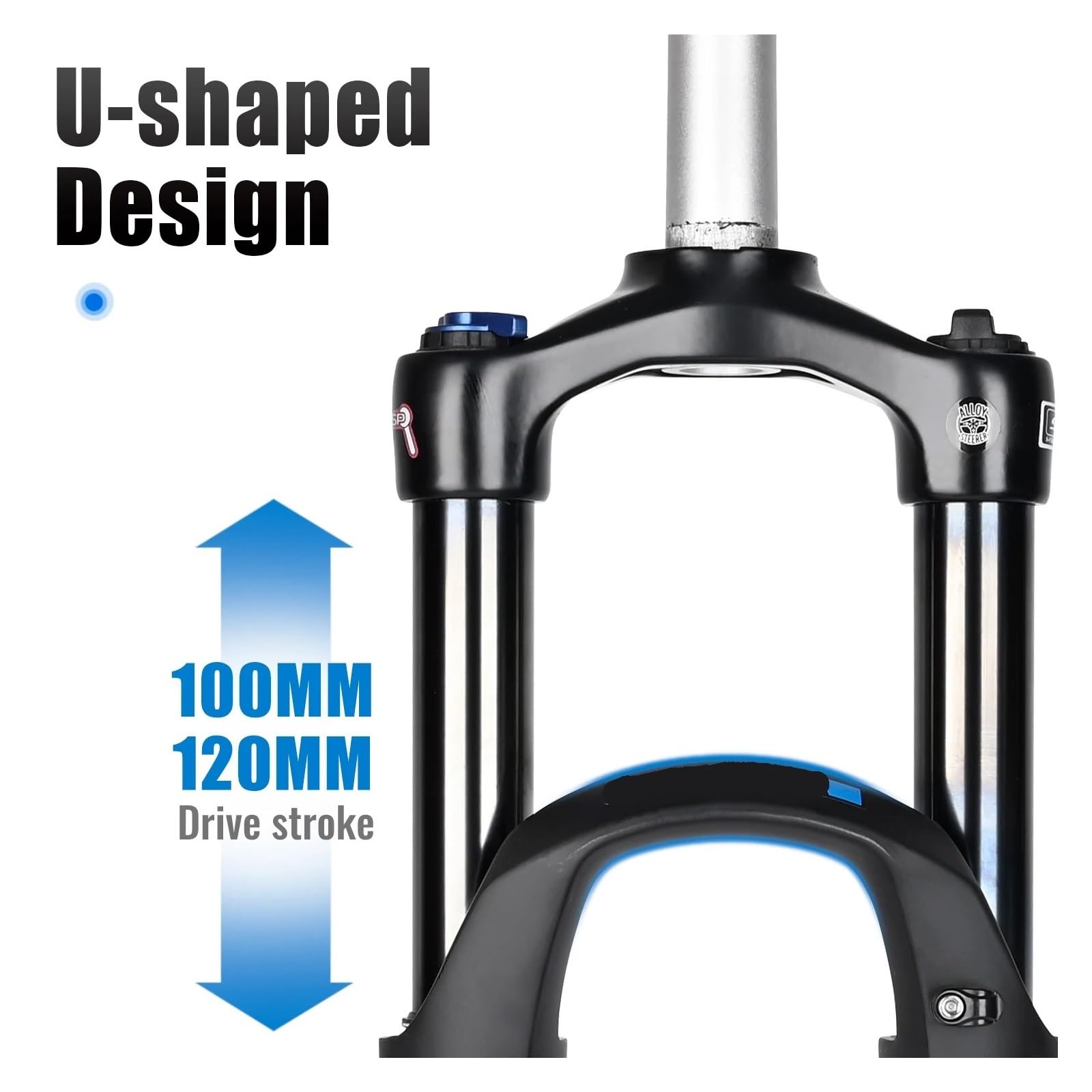 SR Sounter XCR Fork 110mm 27.5インチ用 Compatible for SR SUNTOUR XCR Mountain Bike Suspension Fork 120mm