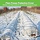 YFFSIDMY Plant Covers Freeze Protection 8'x40', Frost Blankets for Outdoor Plants and Trees, Frost Cloth Freeze Plant Protection Cover, Winter Frost Blanket, Heat Protection Floating Row Cover, White
