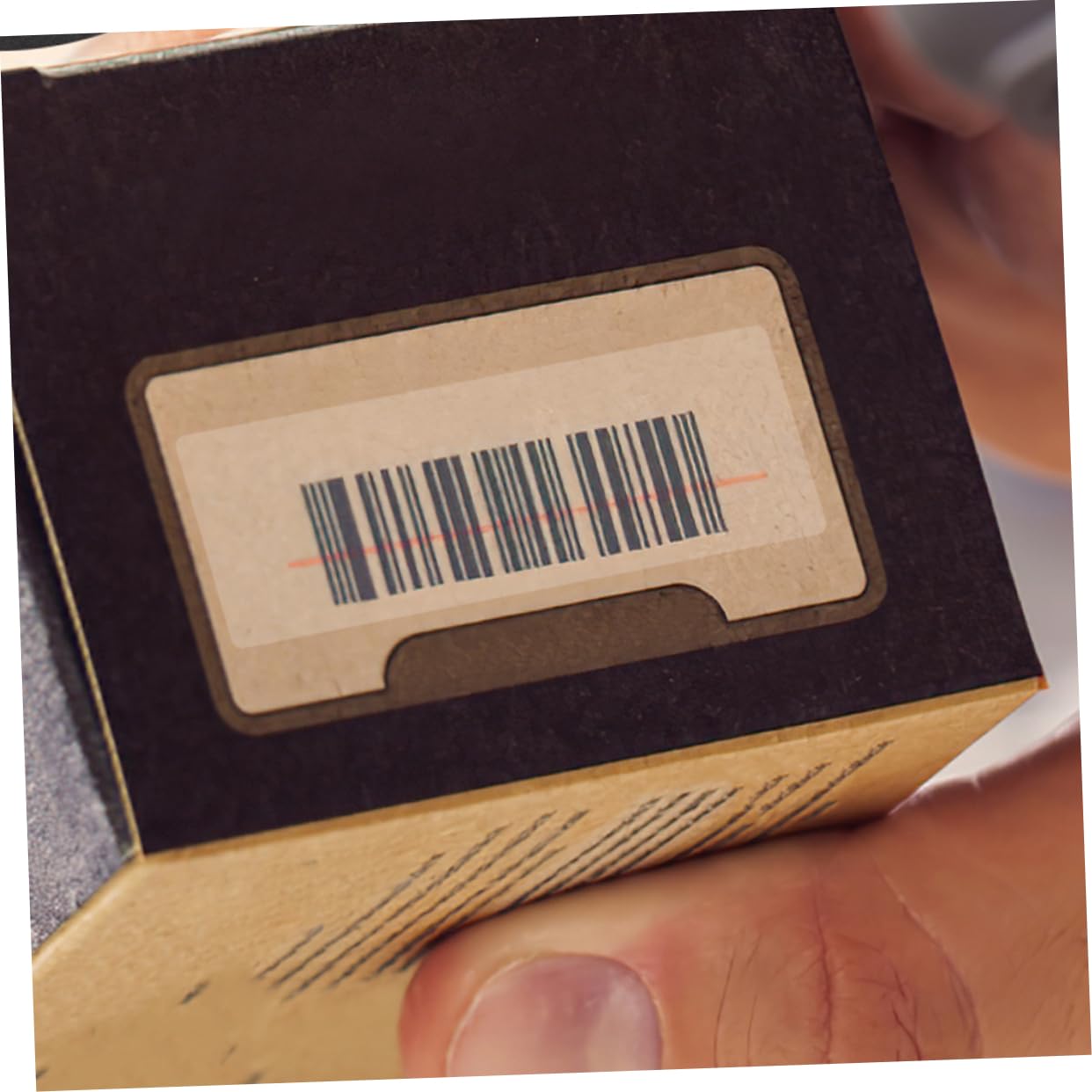 STOBOK Etikettenschutzhüllen 500 Stück Selbstklebend Pvc Transparente Verhindern Einrollen Erleichtern Scannen für Barcode und Etiketten in Bibliotheken Krankenhäusern und Büros
