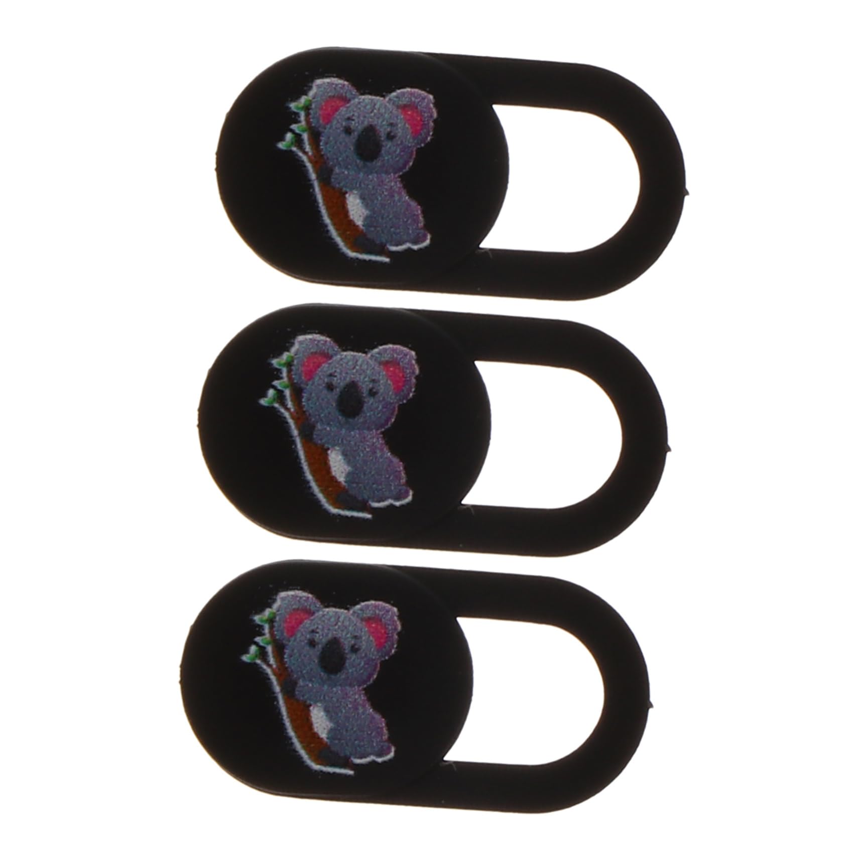3piezas Cubierta De Cámara Webcam Diseño De Koala Protección De Privacidad para Laptop y Tablet Fácil De Instalar Anti-Hacker y Deslizante para Ordenadores y Dispositivos