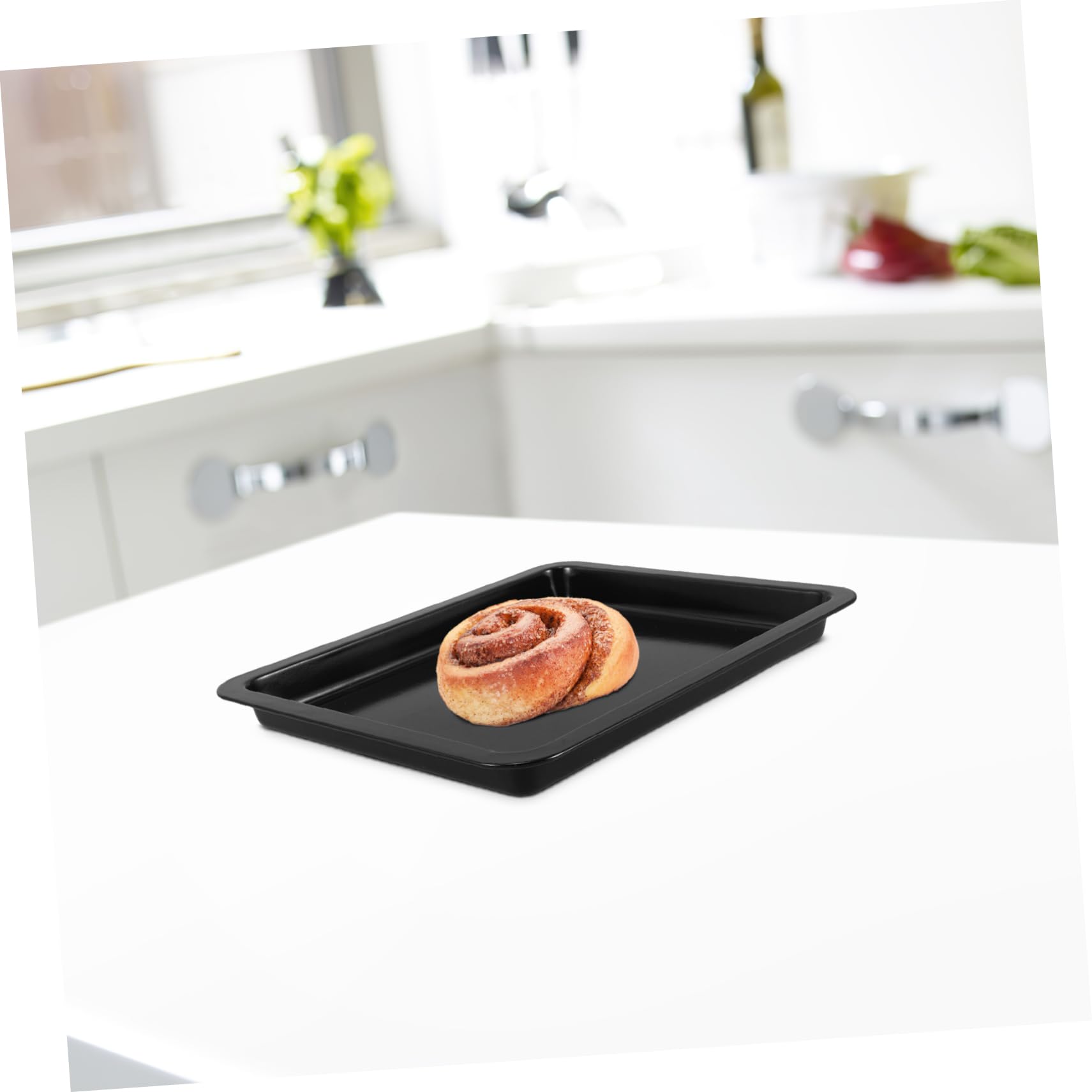 Zerodeko Plaque de Cuisson en Fer, Plateau de Four Multifonctionnel pour Gâteaux et Pains, Facile à Nettoyer, Résistant à L’usure, pour Four