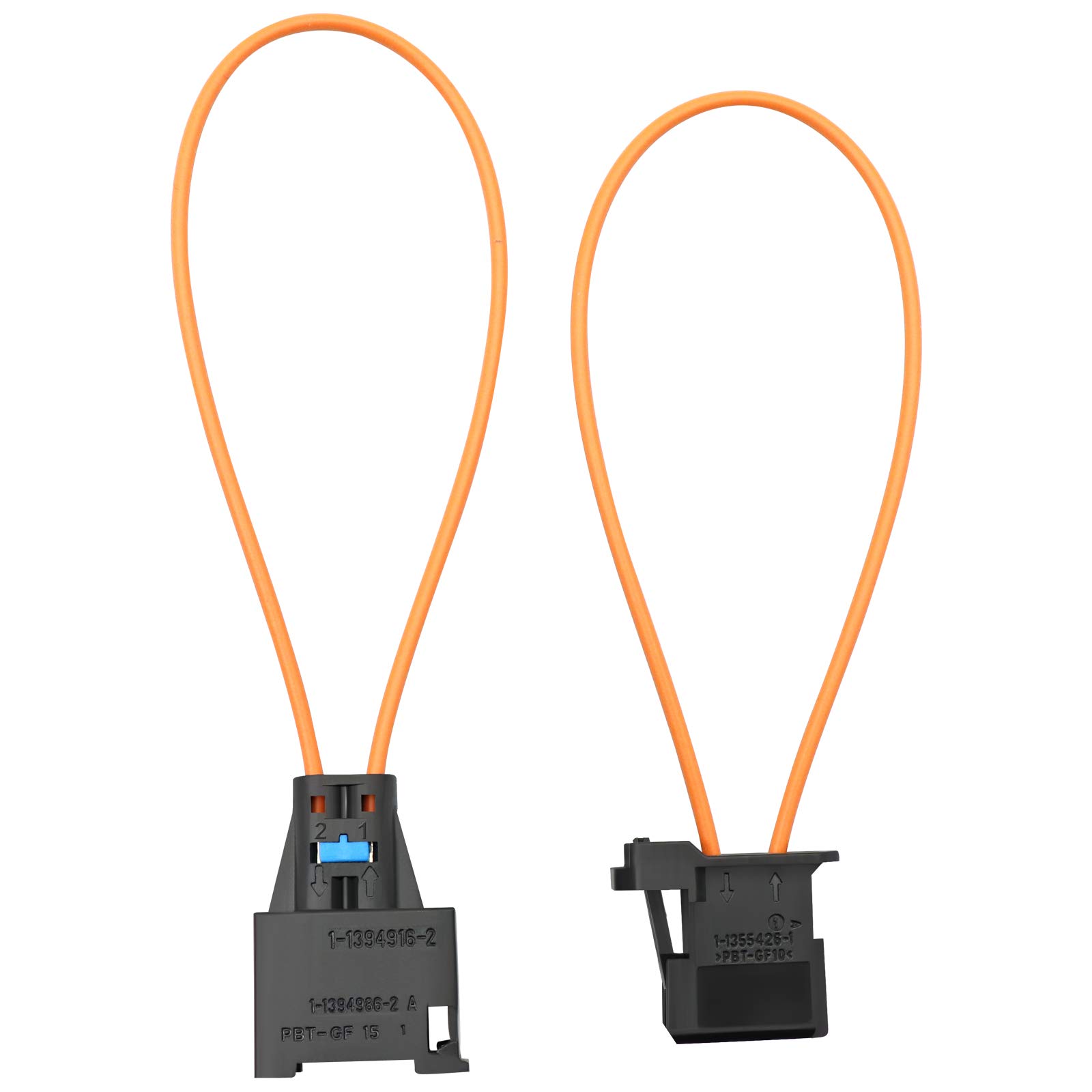 SecosAutoparts A pai Most Fiber Optic Optical Loop Bypass Female & Male Adapter Universal Connector for Radio and Audio Compatible with BMW VW Audi Mercedes Porsche