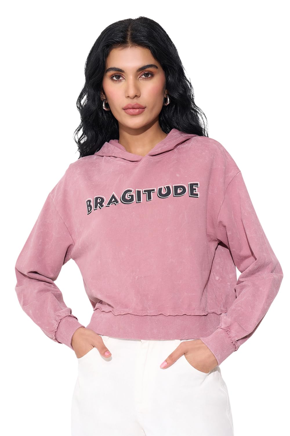 people by pantaloons Women Hooded Sweatshirt-picture-24