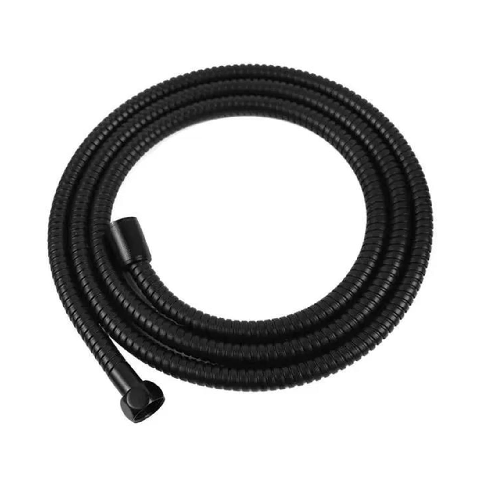 Cabezal de ducha de mano para baño de acero inoxidable SUS304, boquilla rociadora de alta presión que ahorra agua y modos de lluvia supercargados.(1.5m Black Hose)