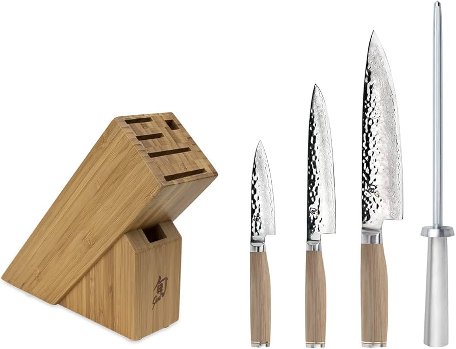 Amazon.com: Shun Premier Blonde 5 Piece Starter Block Set Amazon.com: Shun Premier Blonde 5 Piece Starter Block Set