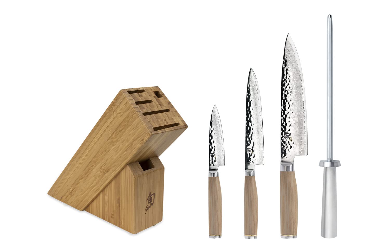 Amazon.com: Shun Premier Blonde 5 Piece Starter Block Set