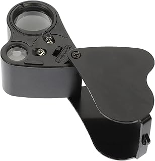 SEWOART Lupa De Joias Lupa LED Lupa Portátil Microscópio Portátil Lupa De Diamante Lupa De Joalheiro Lupa Pequena Lupa Portátil Lupa 30X 60X