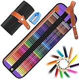 ✎【Hochwertiges Buntstiftset】Verwenden Sie natürliche Holz, sicher und ungiftig, ohne chemischen Geruch,um sicherzustellen,dass es umweltfreundlich ist und den Teststandards entspricht;ausgewählte hochwertige Bleikerne,nicht leicht zu brechen,haltbar,mäßige Härte;hochwertiges Schwarz Gekräuselte Segeltuchtasche zum einfachen Tragen
