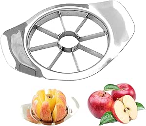 Apfelschneider Aus Edelstahl - 12 Klingen Für Perfekte Apfelscheiben