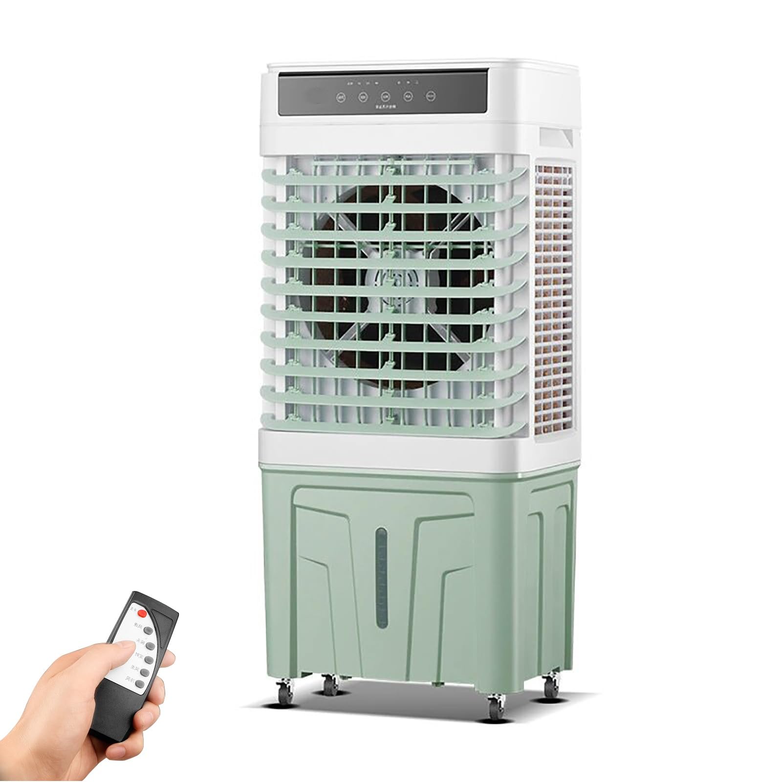 Portable Air Cooler Evaporative Swamp Cooler 60L Water Tank Cooling Unit 20–50m² Quiet Cooling Device