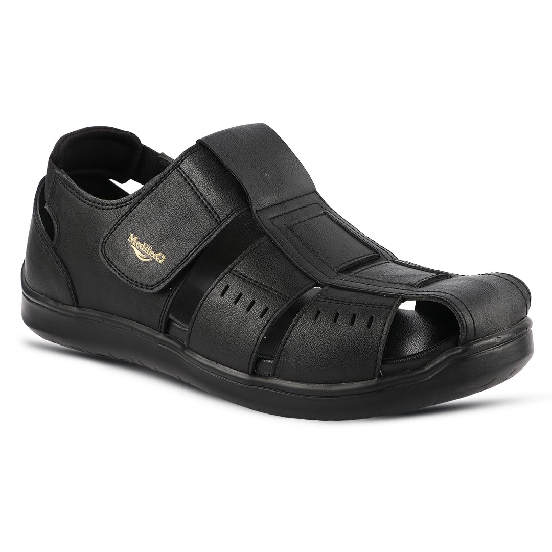 medifeet Orthopedic Fisherman Ankle Strap Sandals for Men's-picture-14