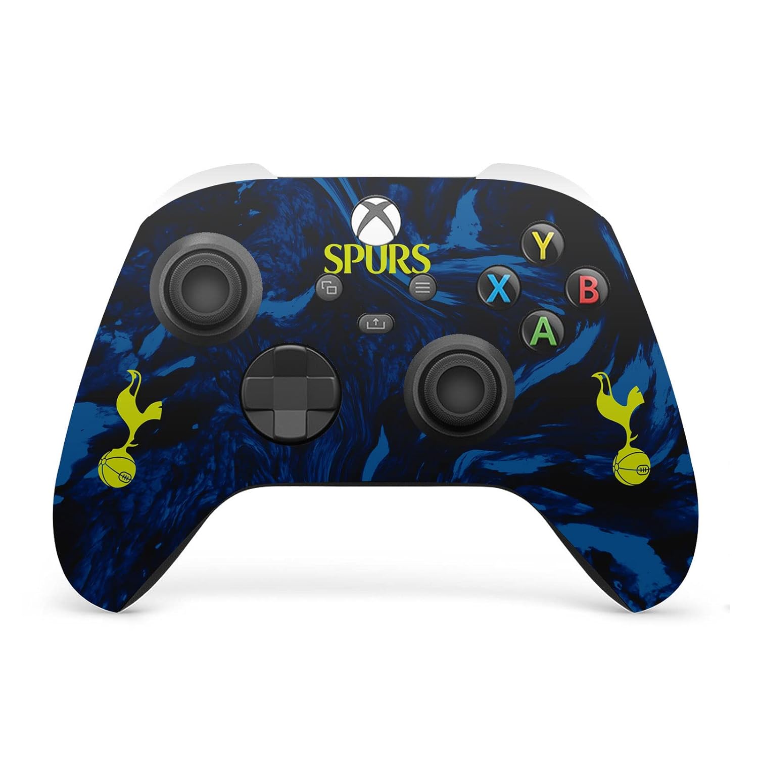 Head Case Designs Officially Licensed Tottenham Hotspur F.C. 2021/22 Away Kit Logo Art Game Console Wrap and Game Controller Skin Bundle Compatible With Xbox Series X