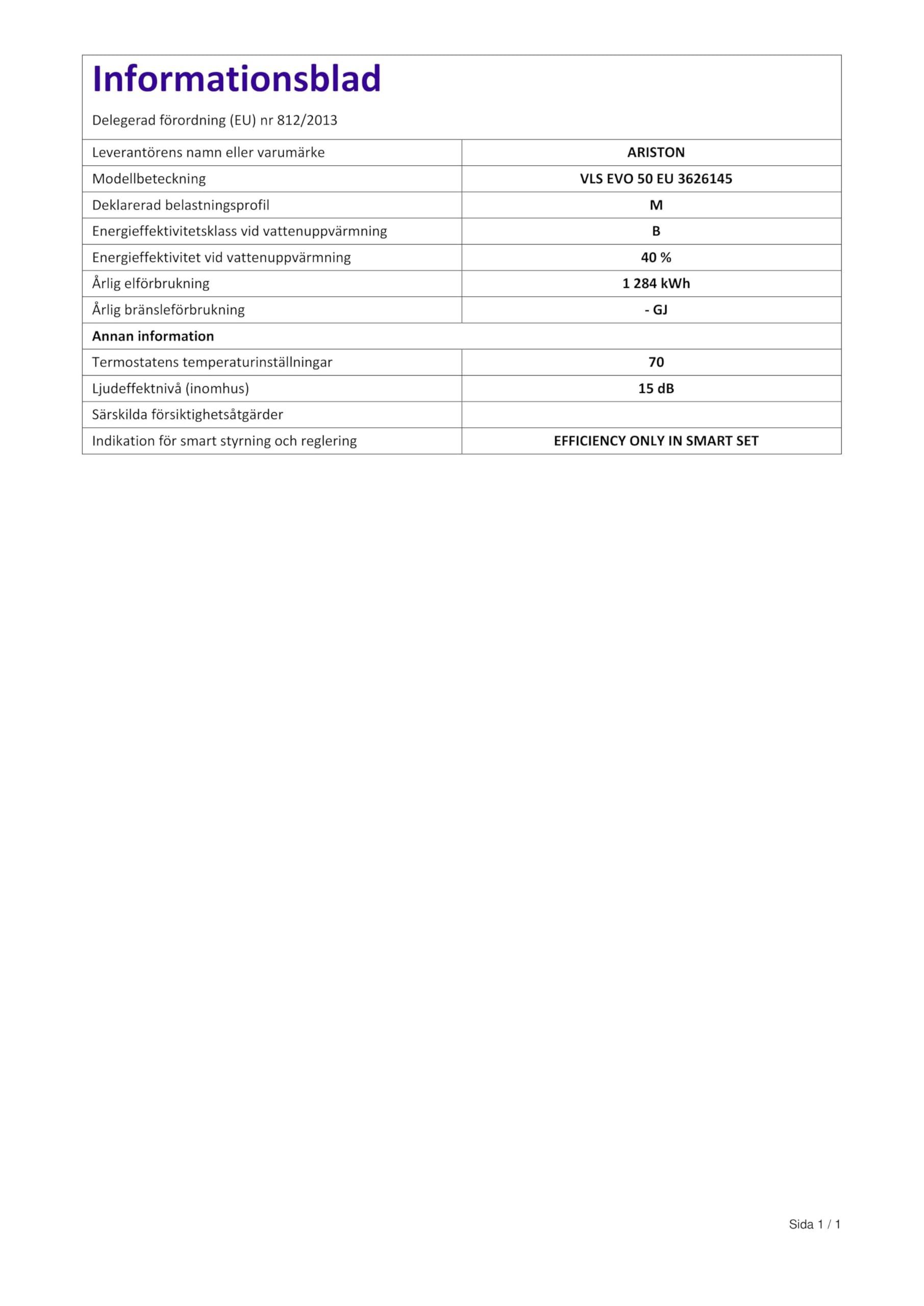 Ariston Scaldacqua Elettrico Velis Evo 50 L, ‎Bianco, 50.6 X 27.5 X 77.6 Cm
