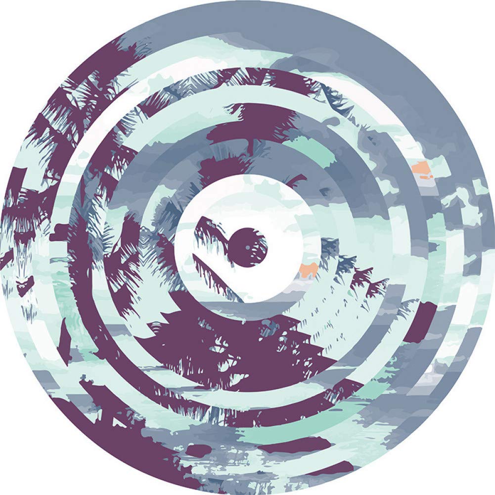 ALQDT 12 Kinds Modern Brief Geometric Round Carpet Diameter 80/100/120/140/160/180cm Computer Chair Rug For Living Room tappeto,11,80x80cm