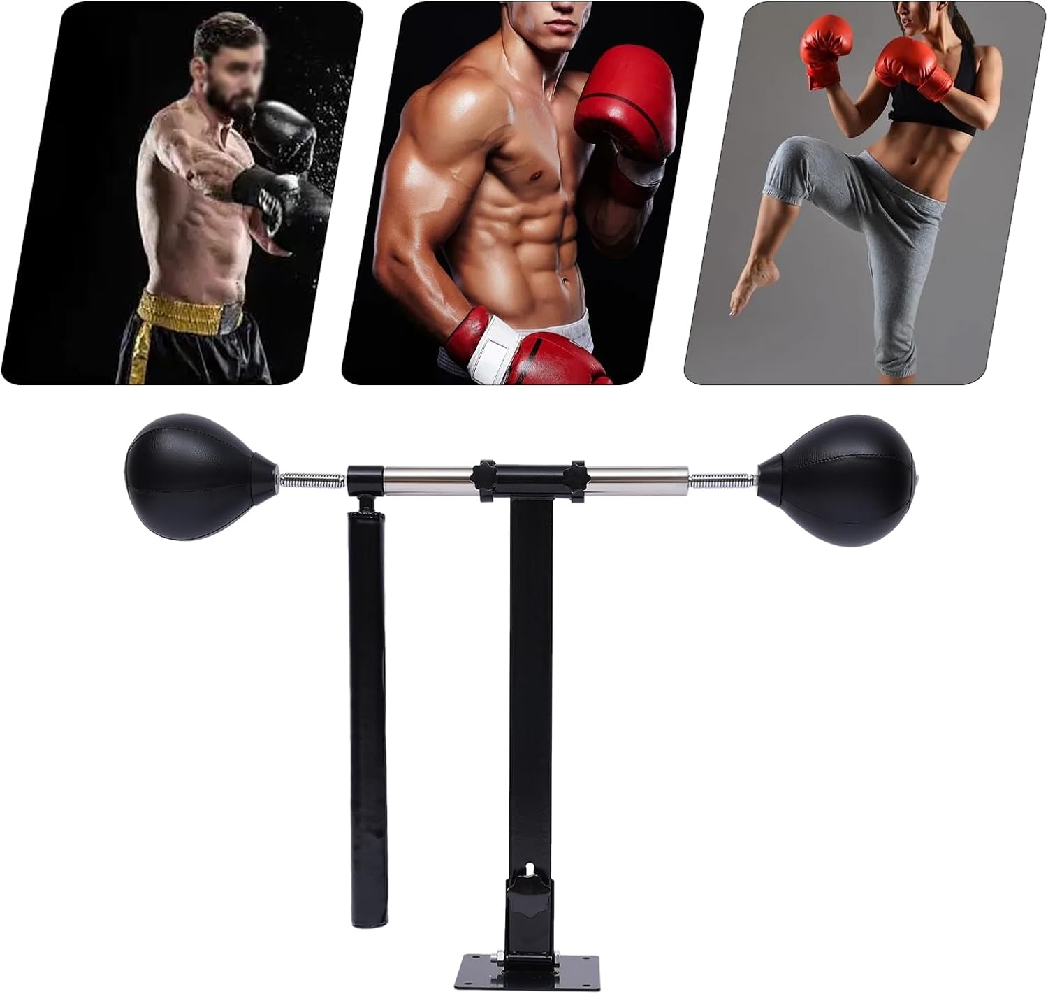 Speed Bag Platform Kit Heavy Duty Boxing Training Equipment with Punching Adjustable Height Wall Mount Professional Fitness for Boxing and Fitness Enthusiasts