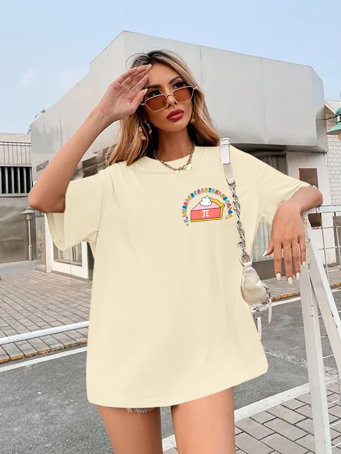 Happy Pi Day Shirt Women Math Teacher Shirts 3.14 Graphic Be Irrational Tee Casual Short Sleeve Tops - Image 3