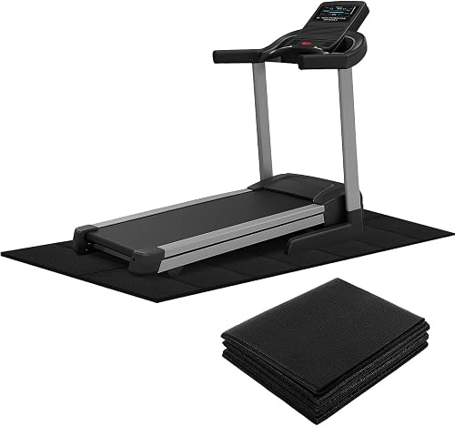 Molain Walking Pad Mat, Foldable Treadmill Mat for Hardwood Floors & Exercise Equipment- 68x24 Inch Non-Slip Gym Floor Protection, Shock Absorption for Carpet & Home Workout