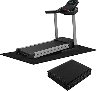 Molain Walking Pad Mat, Foldable Treadmill Mat for Hardwood Floors & Exercise Equipment- 68x24 Inch Non-Slip Gym Floor Protection, Shock Absorption for Carpet & Home Workout