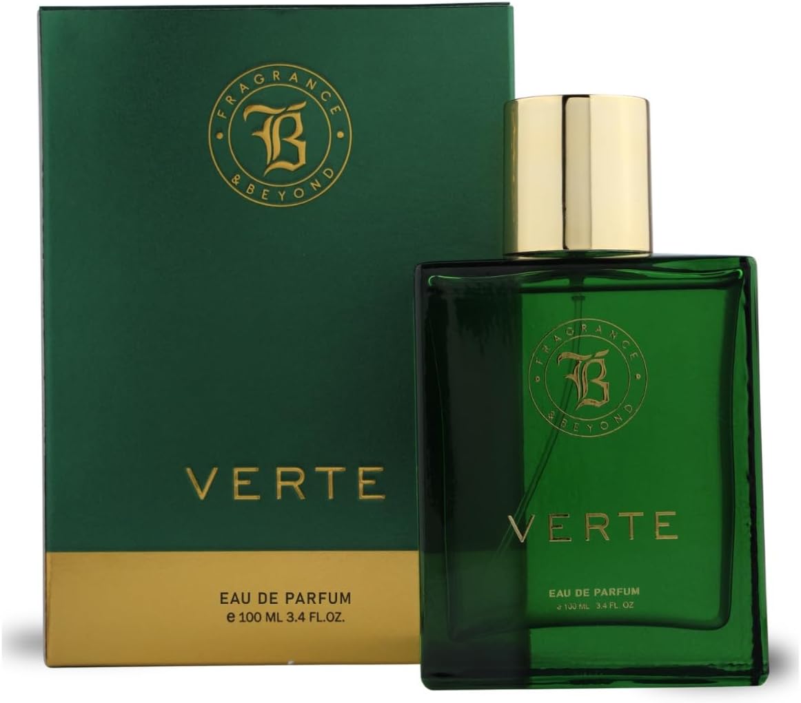 Fragrance & Beyond Verte Perfume – Eau De Parfum (EDP) | Premium Spicy & Woody Fragrance for Men | Long-Lasting, 100ml | Best Gift | Valentine Gift for Boyfriend Perfume