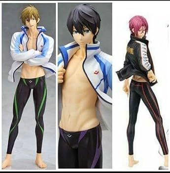 Amazon | Free 七瀬遙 橘真琴 松岡凛 1:8 フィギュア 三点セット