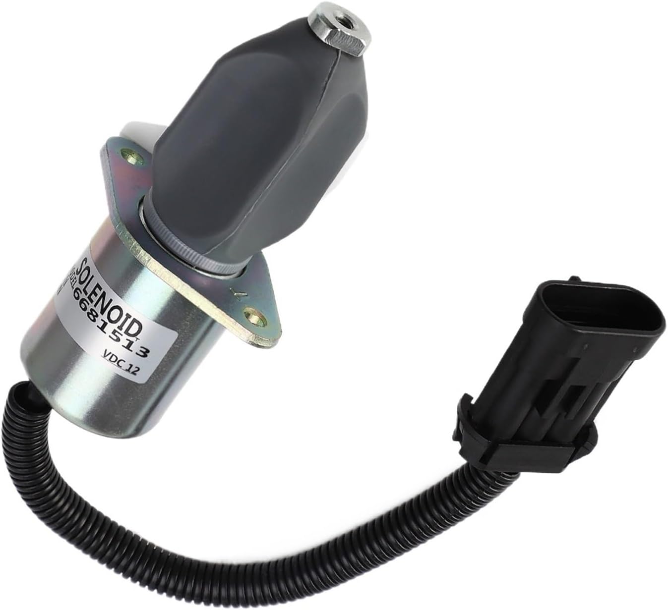 1pc 12V Fuel Shut Off Solenoid Switch 6681513 Stop Shut Down Solenoid Kit