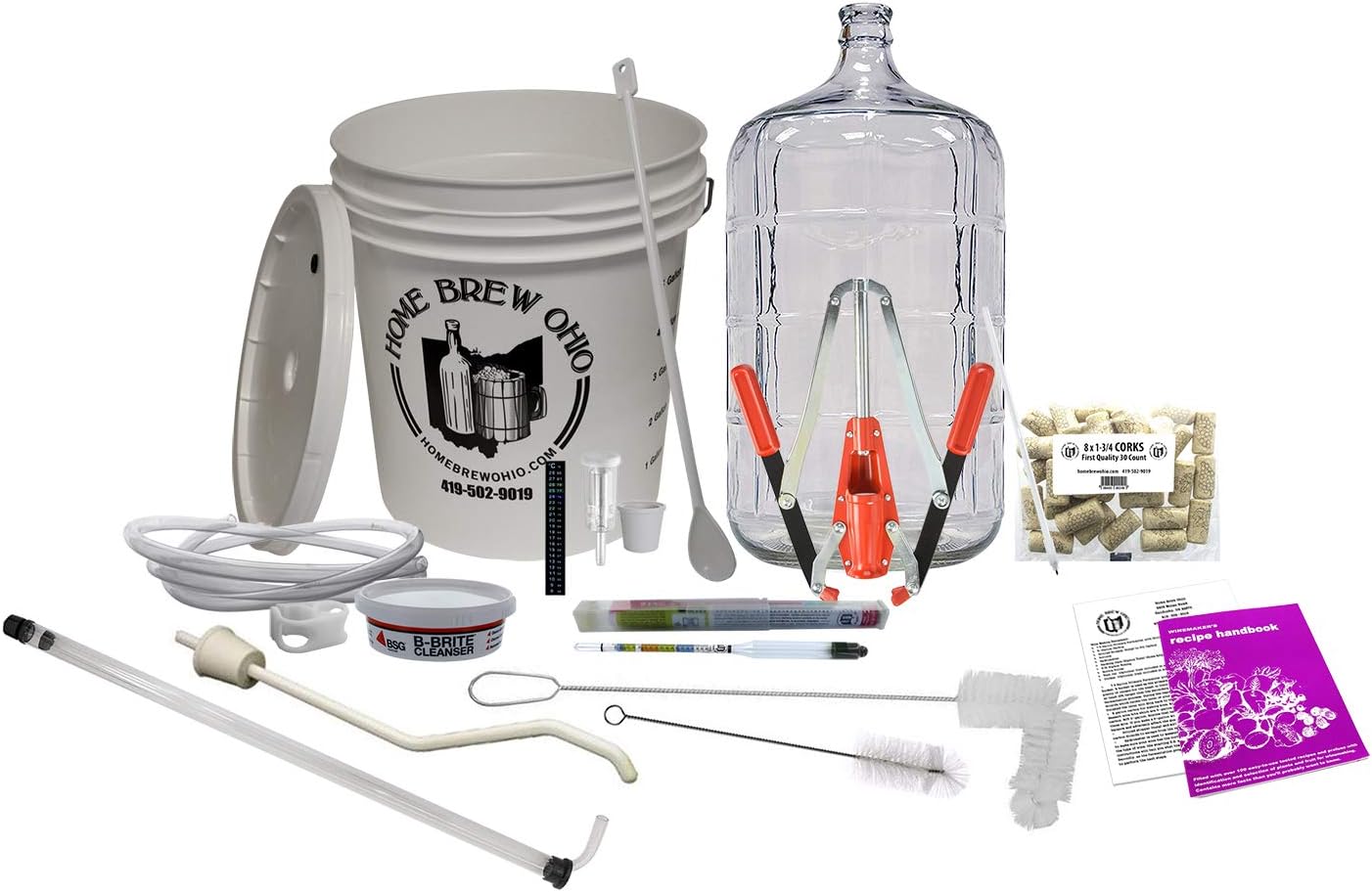 Deluxe Wine Making Kit (High Quality and Durable Wine Kit)