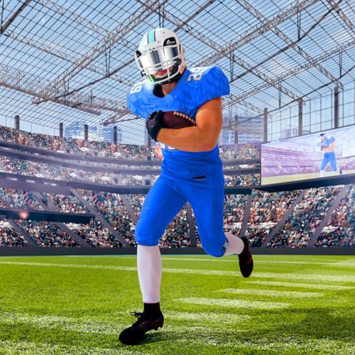 MENOLY Football Visor, Youth Football Helmet Visor, Scratch Resistant, UV Block, Facial Protection Visor for Football Helmet - Thumbnail 7