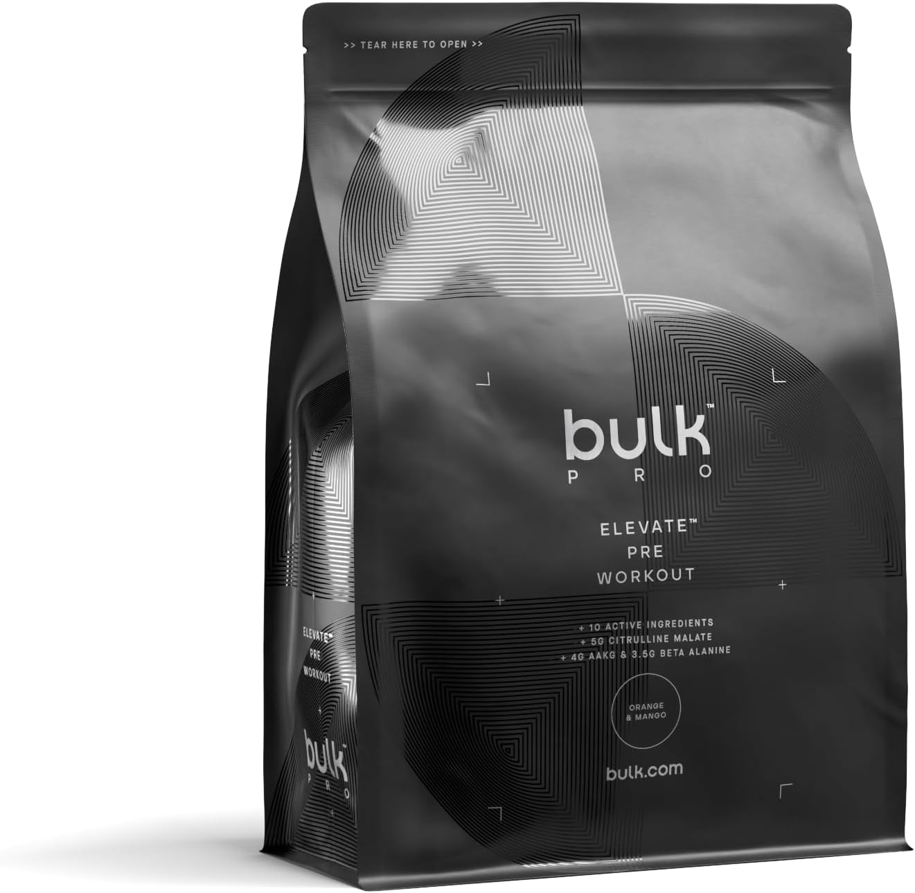 Bulk Elevate, Pre Workout Supplement Powder, Cherry Cola, 660 g, Packaging May Vary