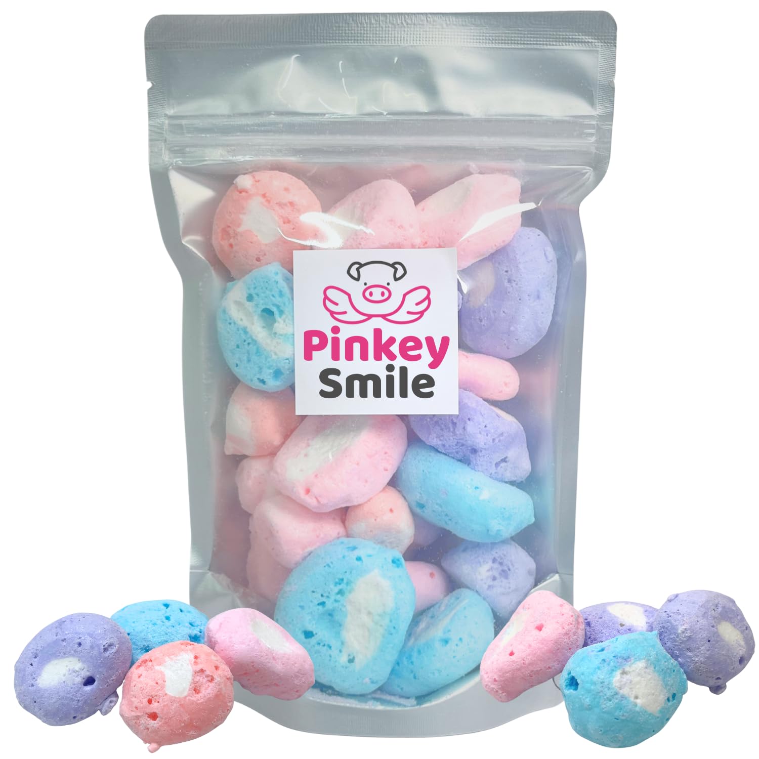Berry Mix Flavored Freeze-Dried Taffy 2 oz – Crunchy & Airy Snack – Bite-Size Pieces – Ships in Box – Bold Taste & Light Texture