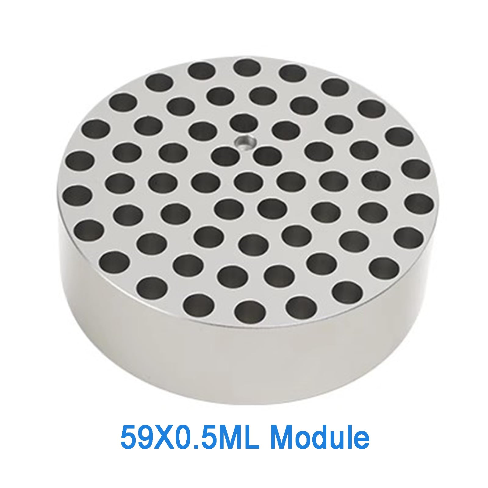 Baño María De Laboratorio, Mini Incubadora De Baño Seco, Calentador Metálico De Temperatura Constante RT-100 ℃, con Bloque Calefactor De 0,5×59 Orificios, Pantalla Táctil LED
