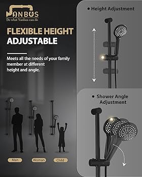 バス・洗面所用品 30 pieces of Shower Heads & Hoses Handheld Shower Head with Adjustable 30-Inch Shower Slide
