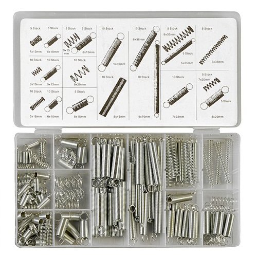 Preisvergleich Produktbild Easy Work 261470 Kleineisensortiment Federn 150-teilig