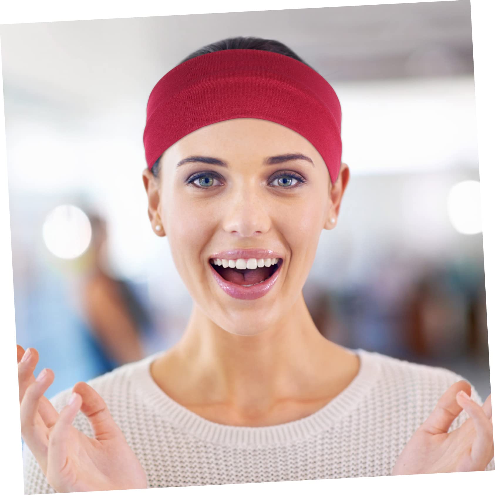 BESPORTBLE 30 Pièces Bandeau De Sport en Cours D'Exécution Bandeau De Cheveux De Sport Élastique Maquillage Bandeaux Yoga Enveloppe De Cheveux Bandeau De Cheveux De Salon Douche