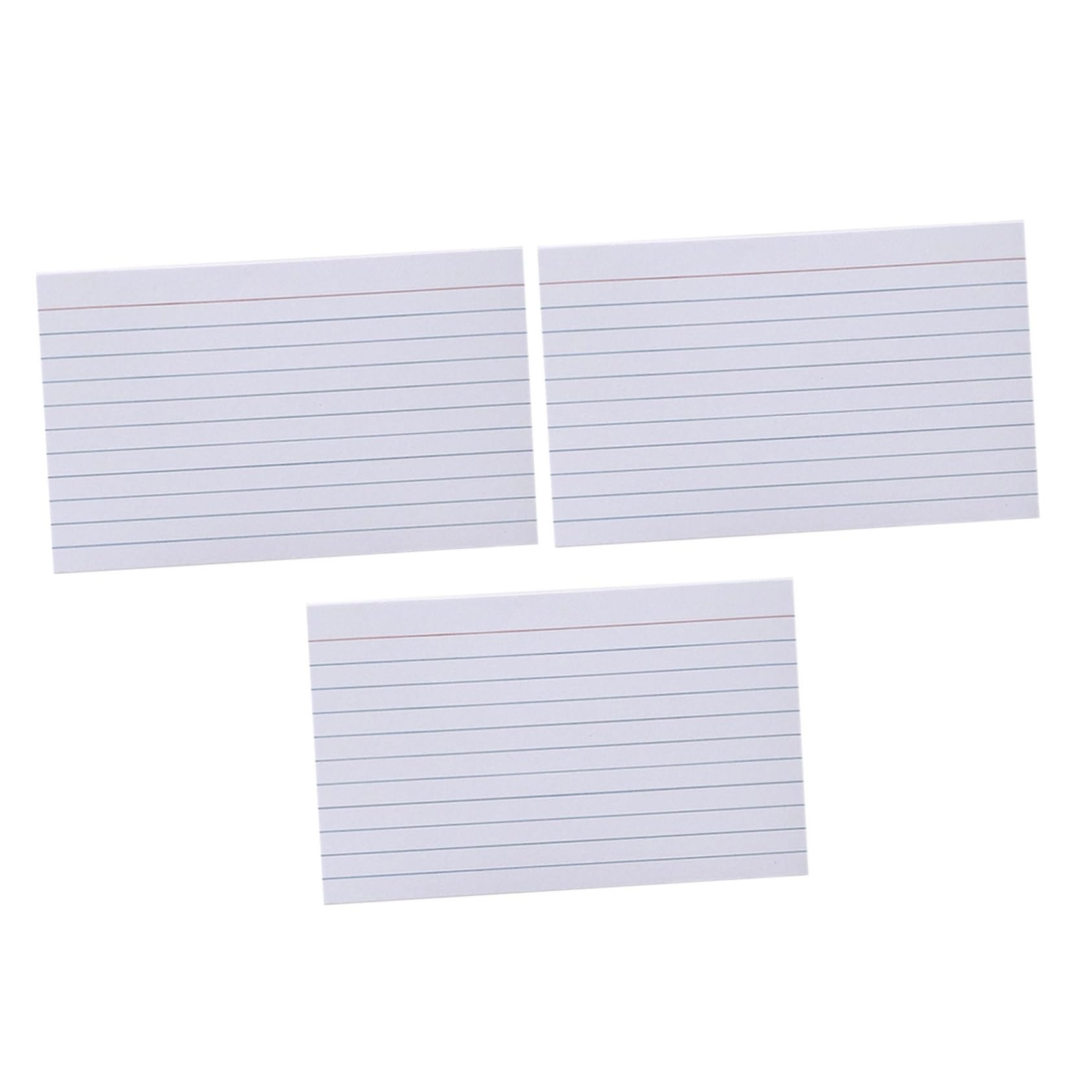 Tofficu Lot De 600 Fiches Recto Verso Fiches De Notes Pour Outils D'Étude Pour De Notes Lignées Vierges Recto Verso De En Vrac