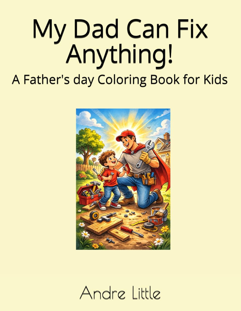 My Dad Can Fix Anything: A Father's day Coloring Book for Kids