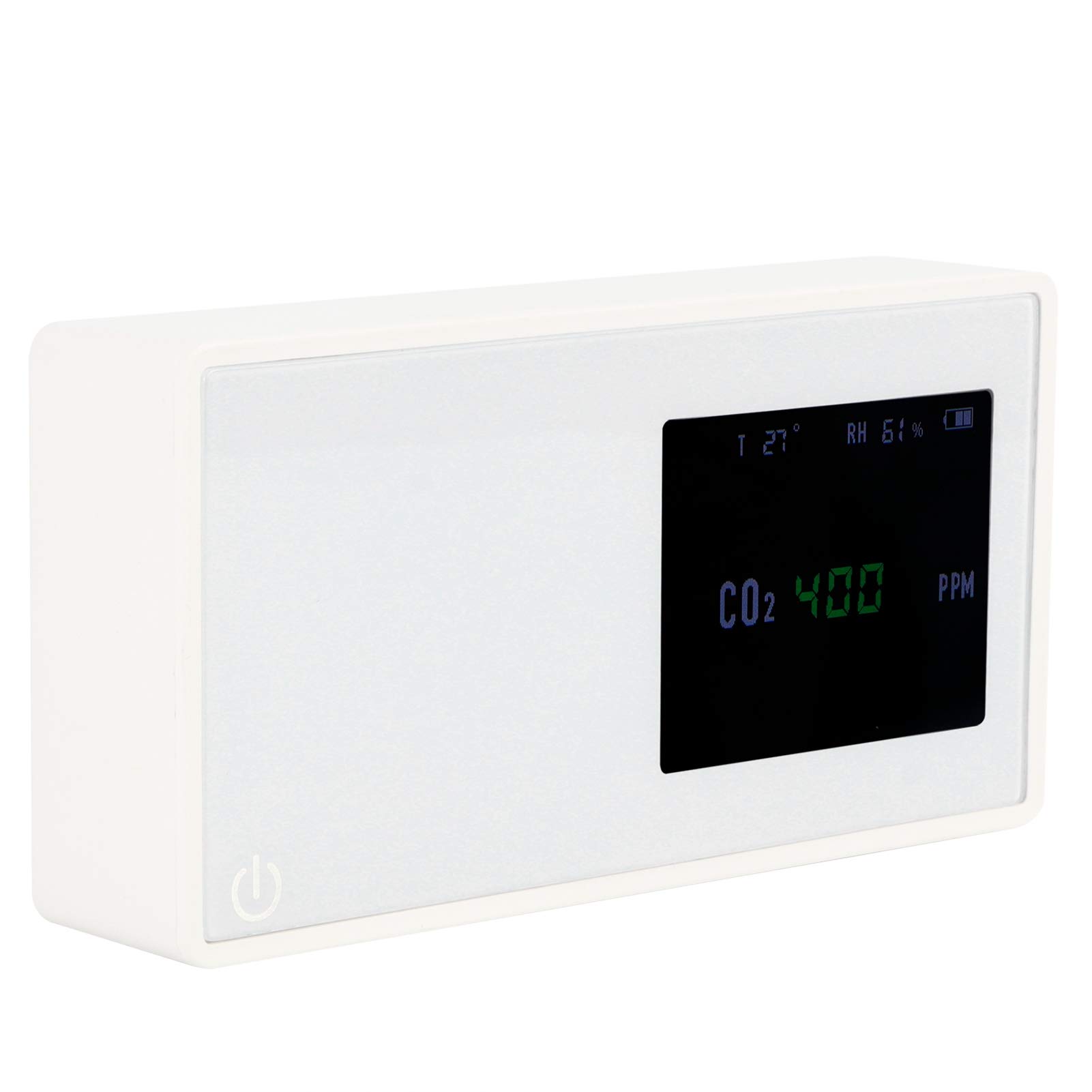 Socobeta Detector Infrarrojo de CO2, Monitor de CO2, Probador de Calidad del Aire con Pantalla Grande, Temperatura y Humedad para el Hogar, Oficina, Interior