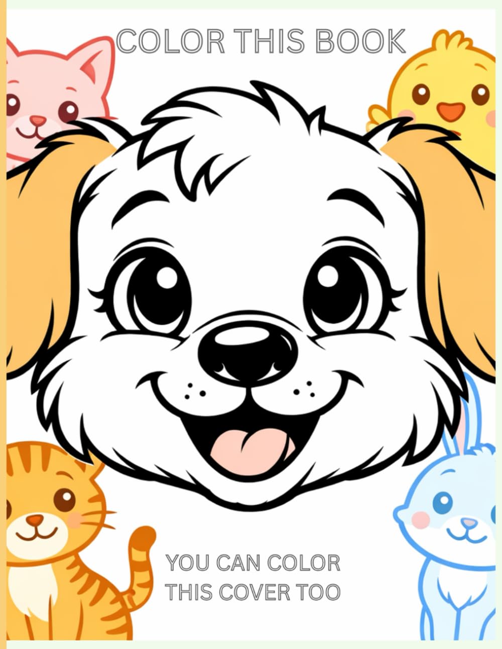 My First Coloring Book: A Simple Animal Coloring Journey for Little Explorers