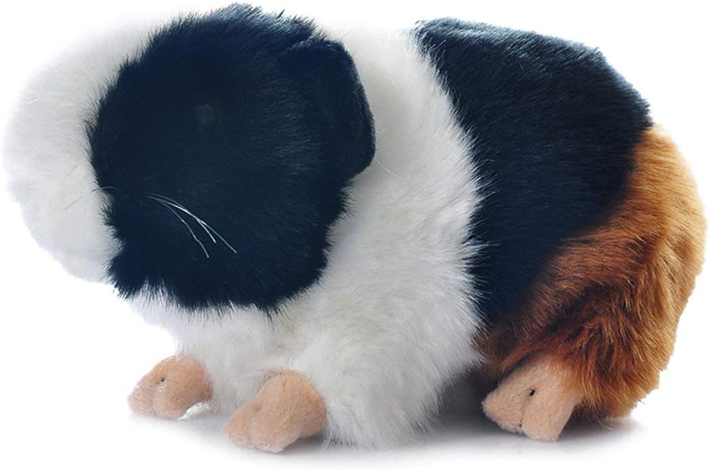 Cute Guinea Pig Plush Soft Stuffed Animals Toys 7 Inch (Yellow+White+Black)