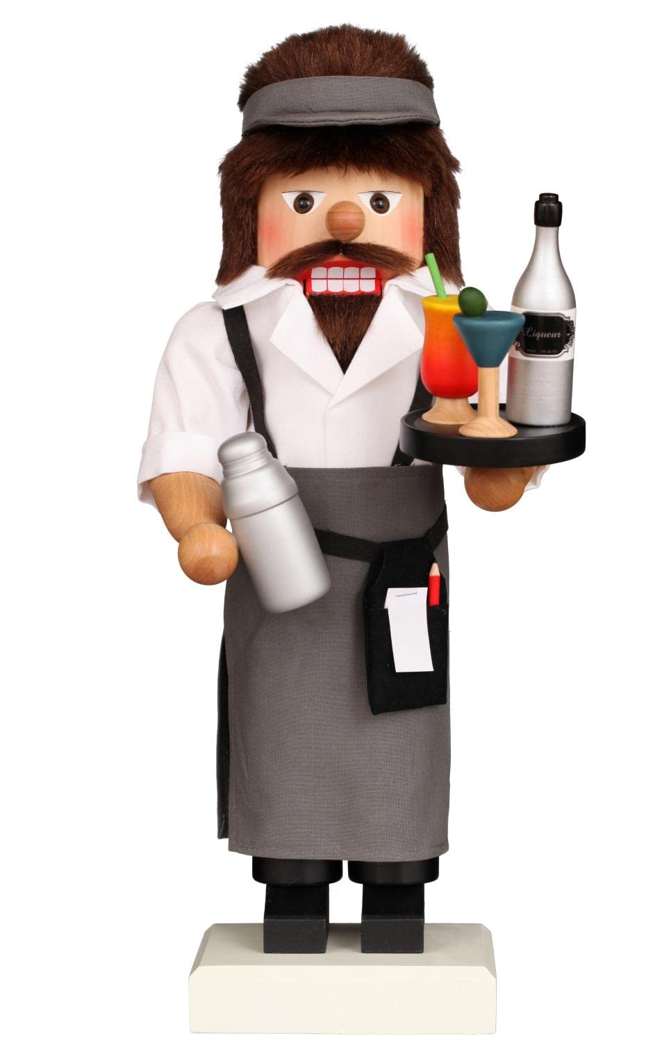 Christian Ulbricht Premium Nutcracker - Barkeeper - 17.25" H