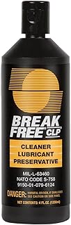 Big Bens Warehouse Break Free CLP Cleaner Lubricant and Preservative All in One Gun Cleaner, CLP-4, Squeeze Bottle, Synthetic Oil, 4 Ounces with Cloth