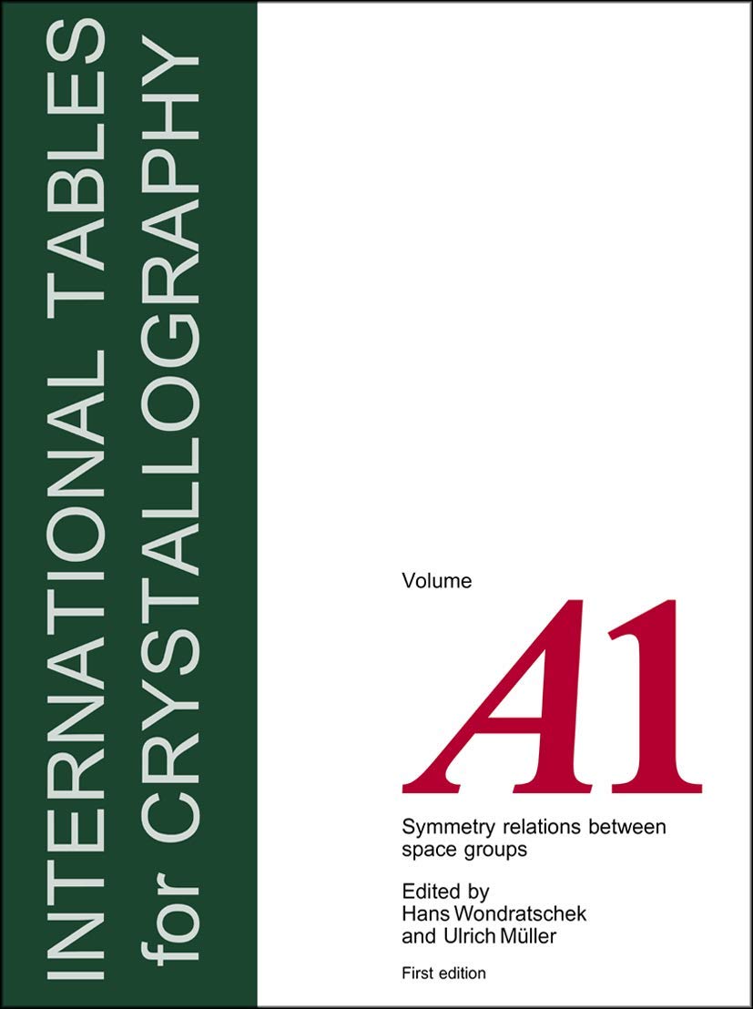 Buy International Tables for Crystallography: Symmetry Relations Between Space Groups — BookShops.in