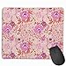 Produktbild Garden Floral Pattern Rechteckiges rutschfestes Gaming-Mauspad Tastatur Gummi-Mauspad für Heim- und Büro-Laptops