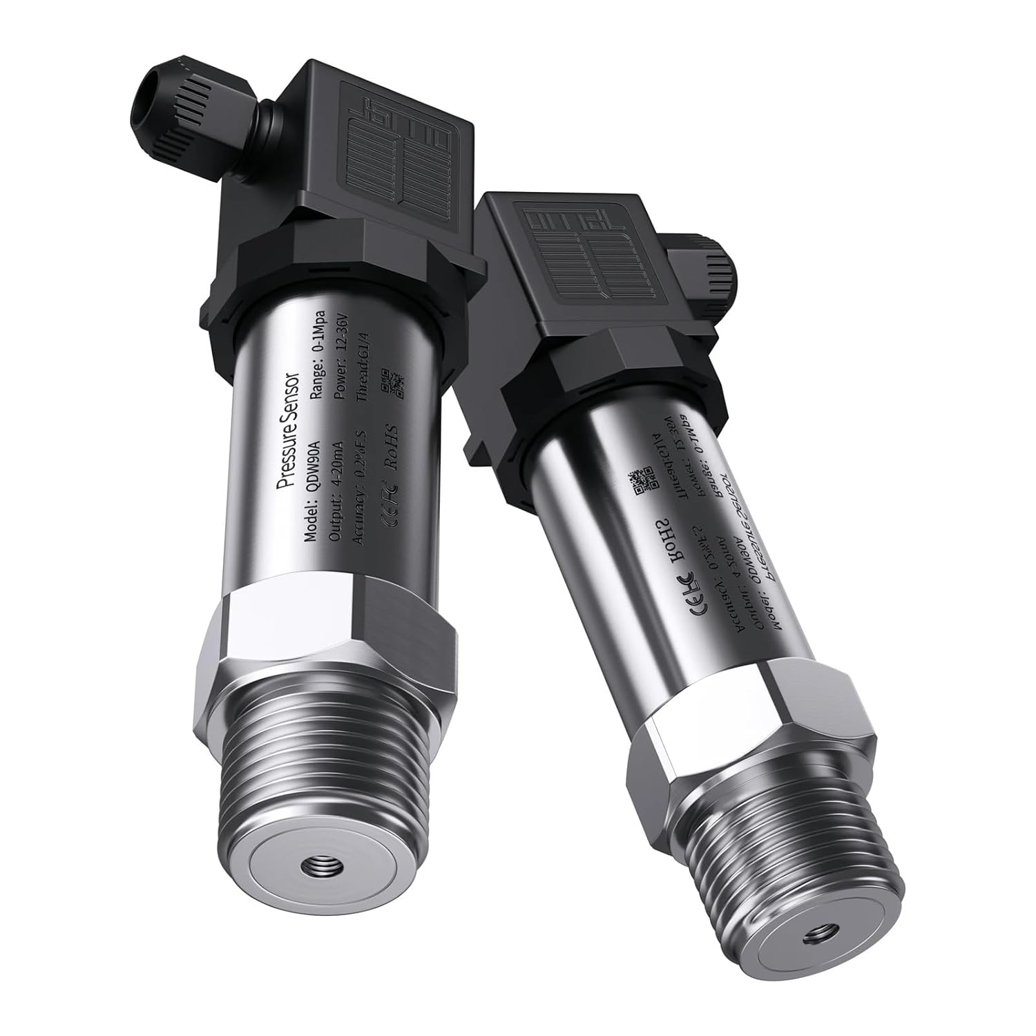 QDX50 4-20mA G1-4 Pressure Transmitter Liquid 1bar 10bar 50mbar Vacuum Negative Sensor 1Pcs(-1-0bar)