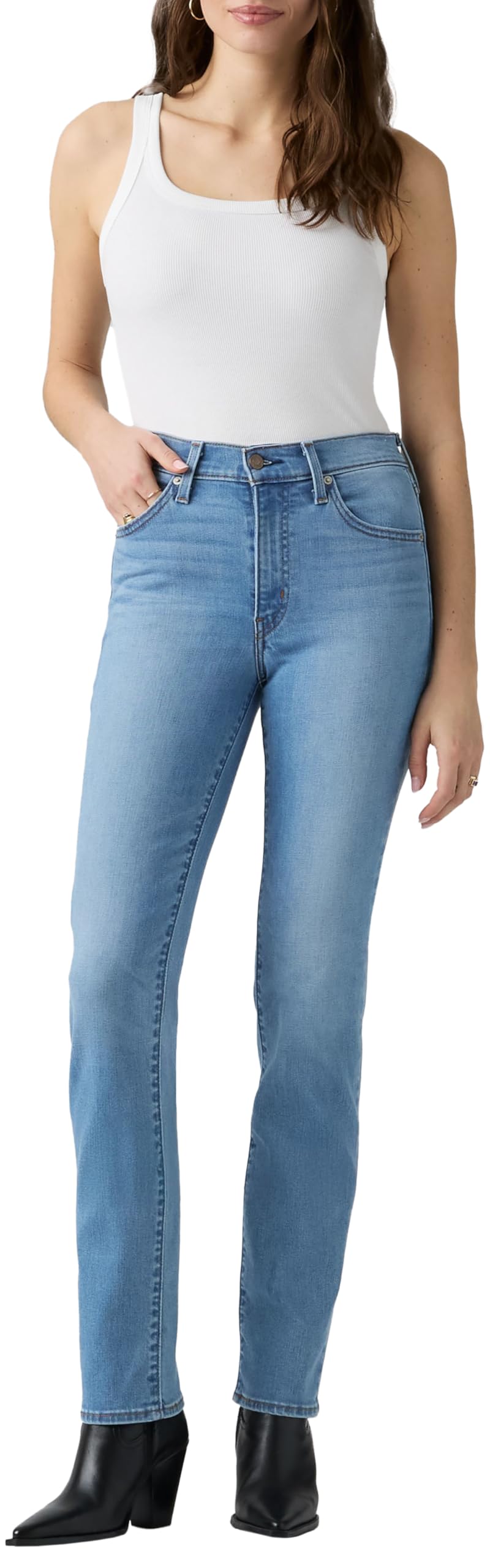Levi's Damen Jeans 722 High Rise Slim